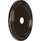 Ekena Millwork Traditional PVC Medallion (Canopies up to 13 1/2"), 22"OD x 3 1/2"ID x 1 1/2"P, Metallic Rustic Mist CMP22TRERU - alternate 3